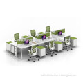 KL-323 modern design customized factory direct price green material office workstation office desk Europe design for 6 people